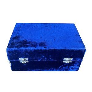 Blue Velvet Jewelry Box